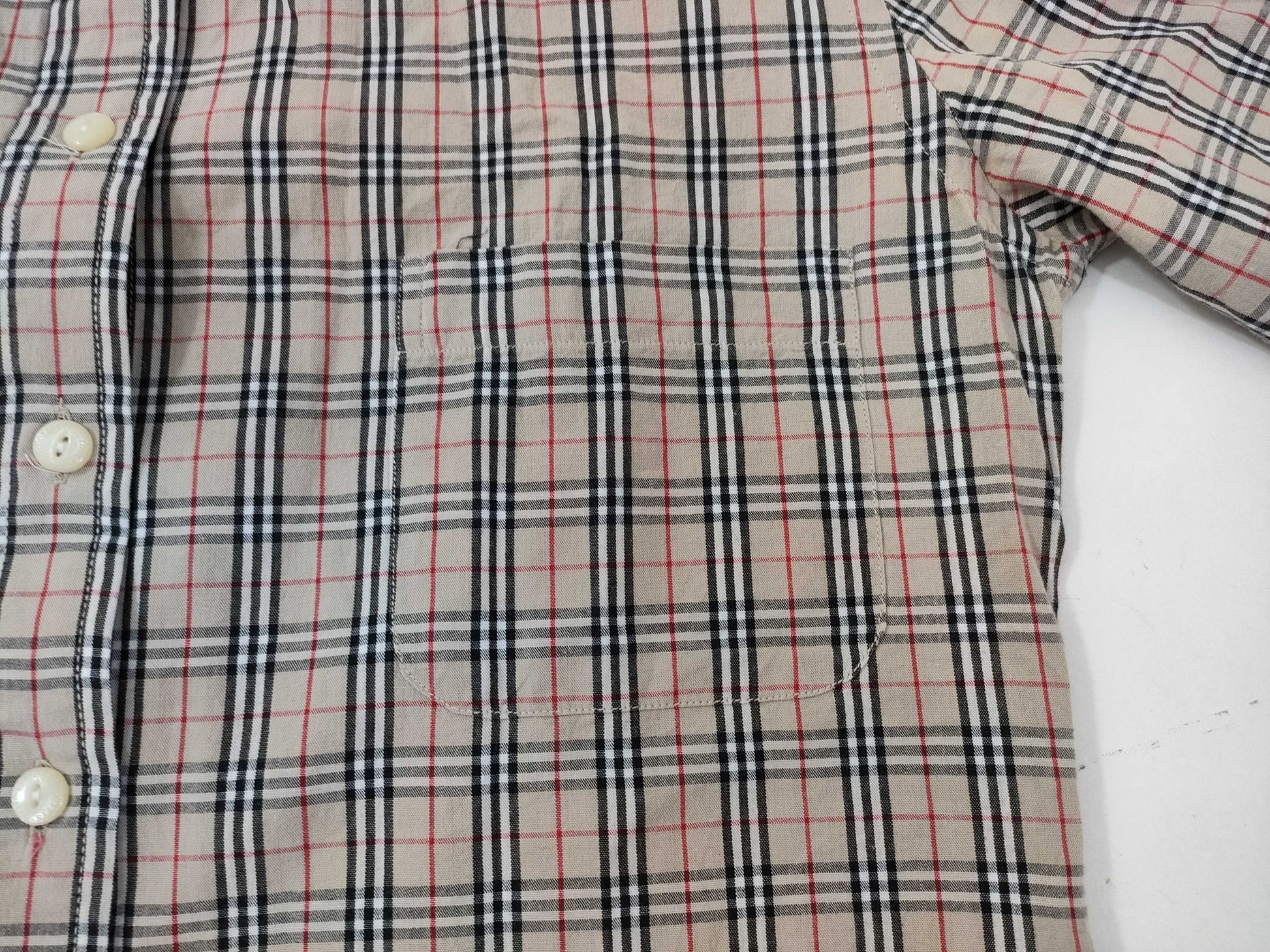 Burberrys Check/Long Sleeve Shirt