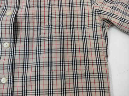 Burberrys Check/Long Sleeve Shirt