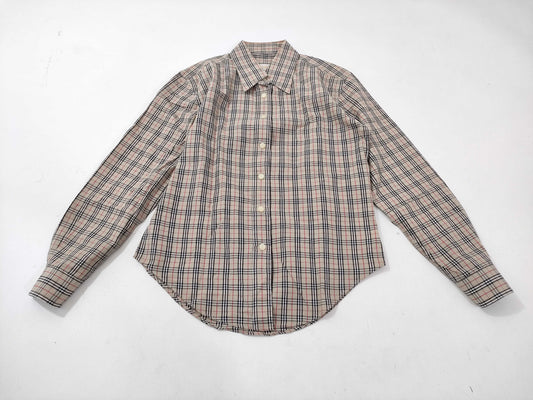 Burberrys Check/Long Sleeve Shirt