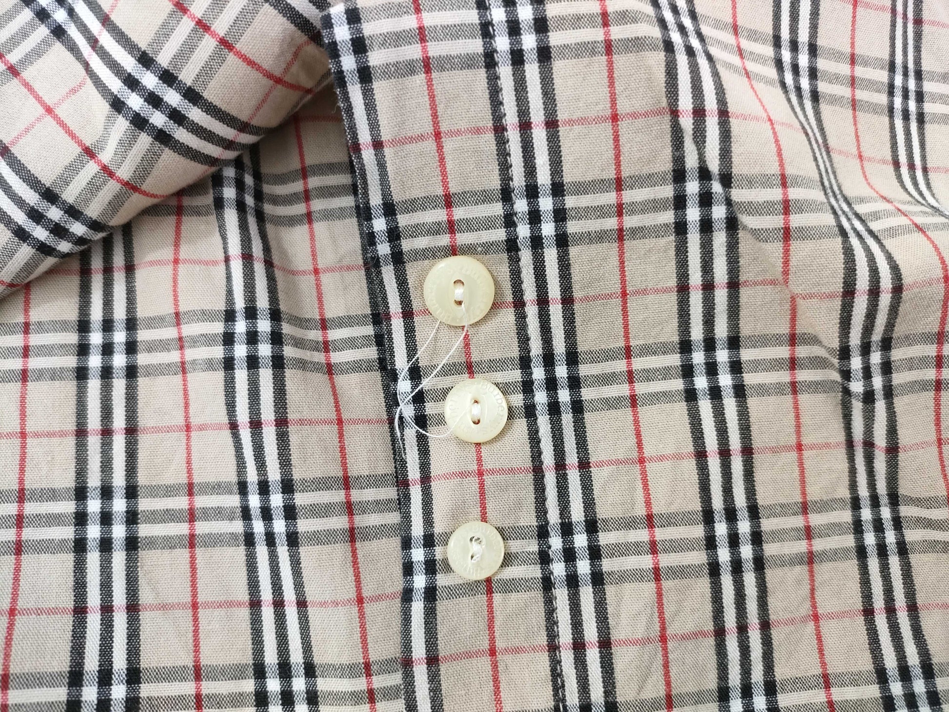 Burberrys Check/Long Sleeve Shirt