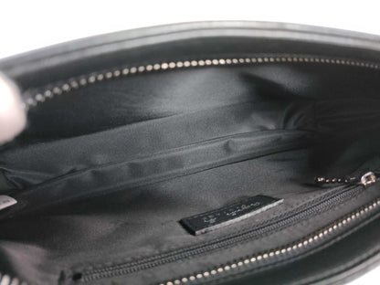 agnes b. one-shoulder leather shoulder bag