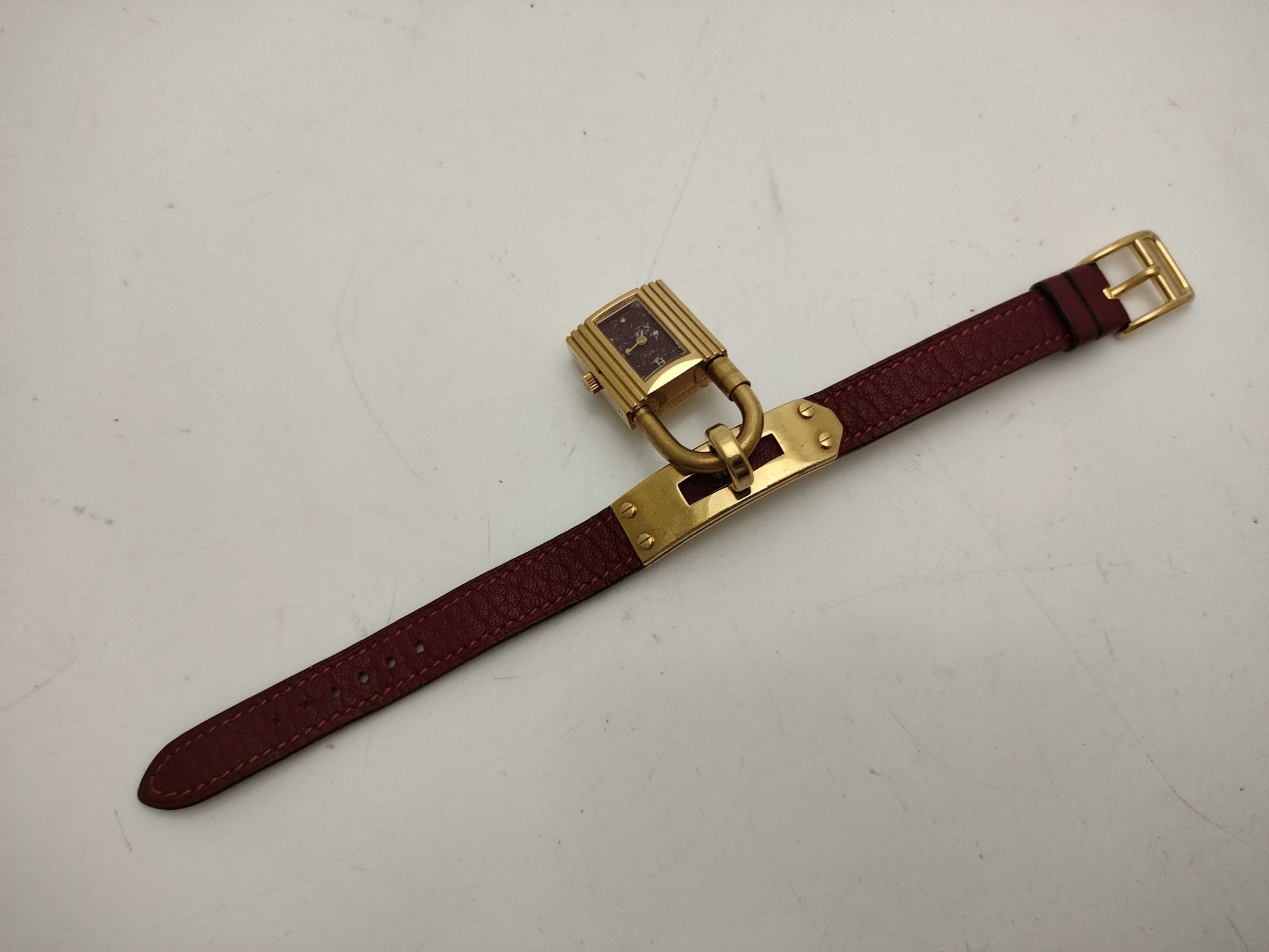 HERMES Kelly 412830 〇T Body Only Unworked Women's Watch