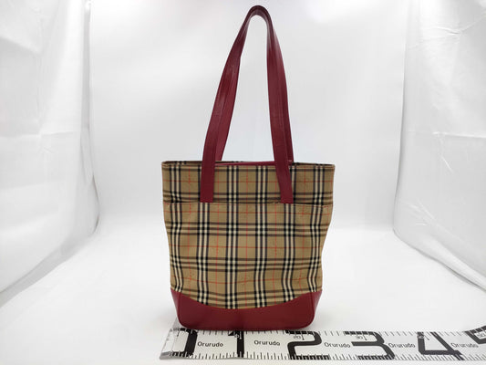 BURBERRY Nova Check Handbag Handbag