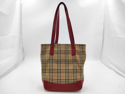 BURBERRY Nova Check Handbag Handbag