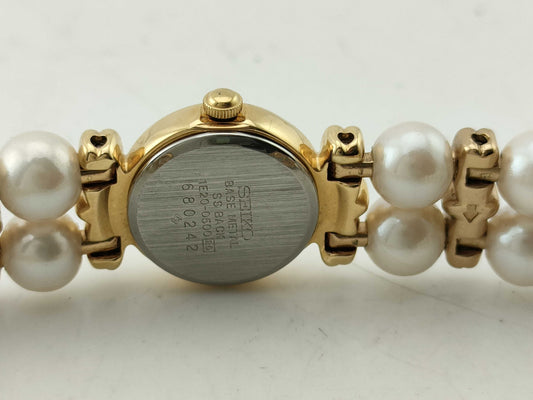 SEIKO 1E20-0500 Purple Bracelet Watch Women's Watch