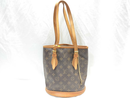 LOUIS VUITTON M42238 Monogram Bucket PM Shoulder Bag
