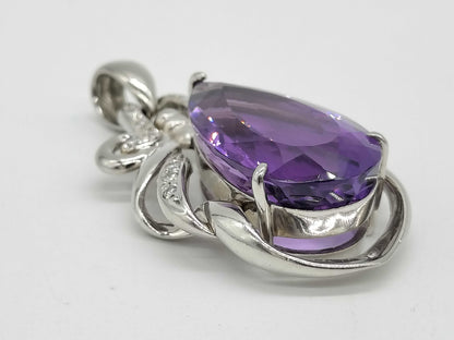AM 17.56ct D 0.17ct Pt900 17.8g Pendant top 