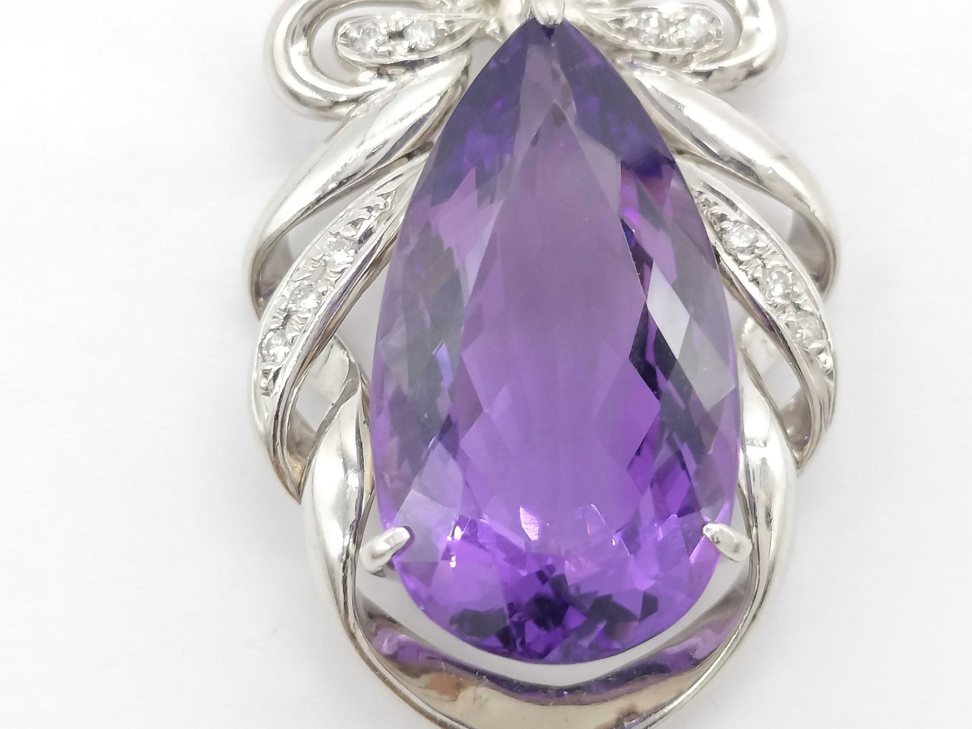 AM 17.56ct D 0.17ct Pt900 17.8g Pendant top 