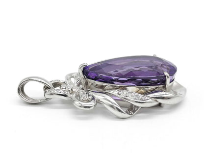 AM 17.56ct D 0.17ct Pt900 17.8g Pendant top 