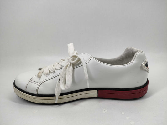 PRADA Men's Leather Logo Sneakers