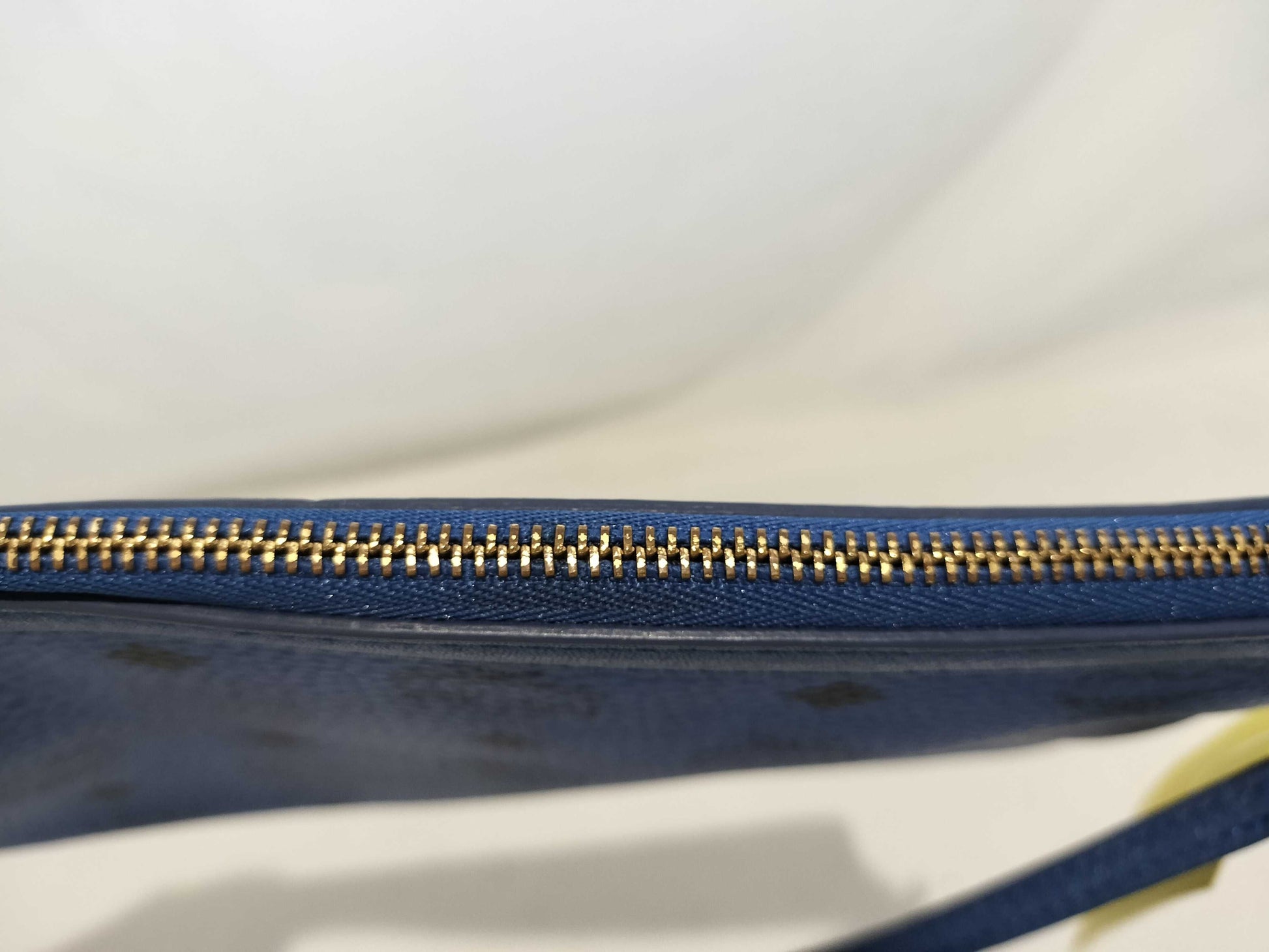 MCM MCM Accessory Pouch Leather Blue Pouch