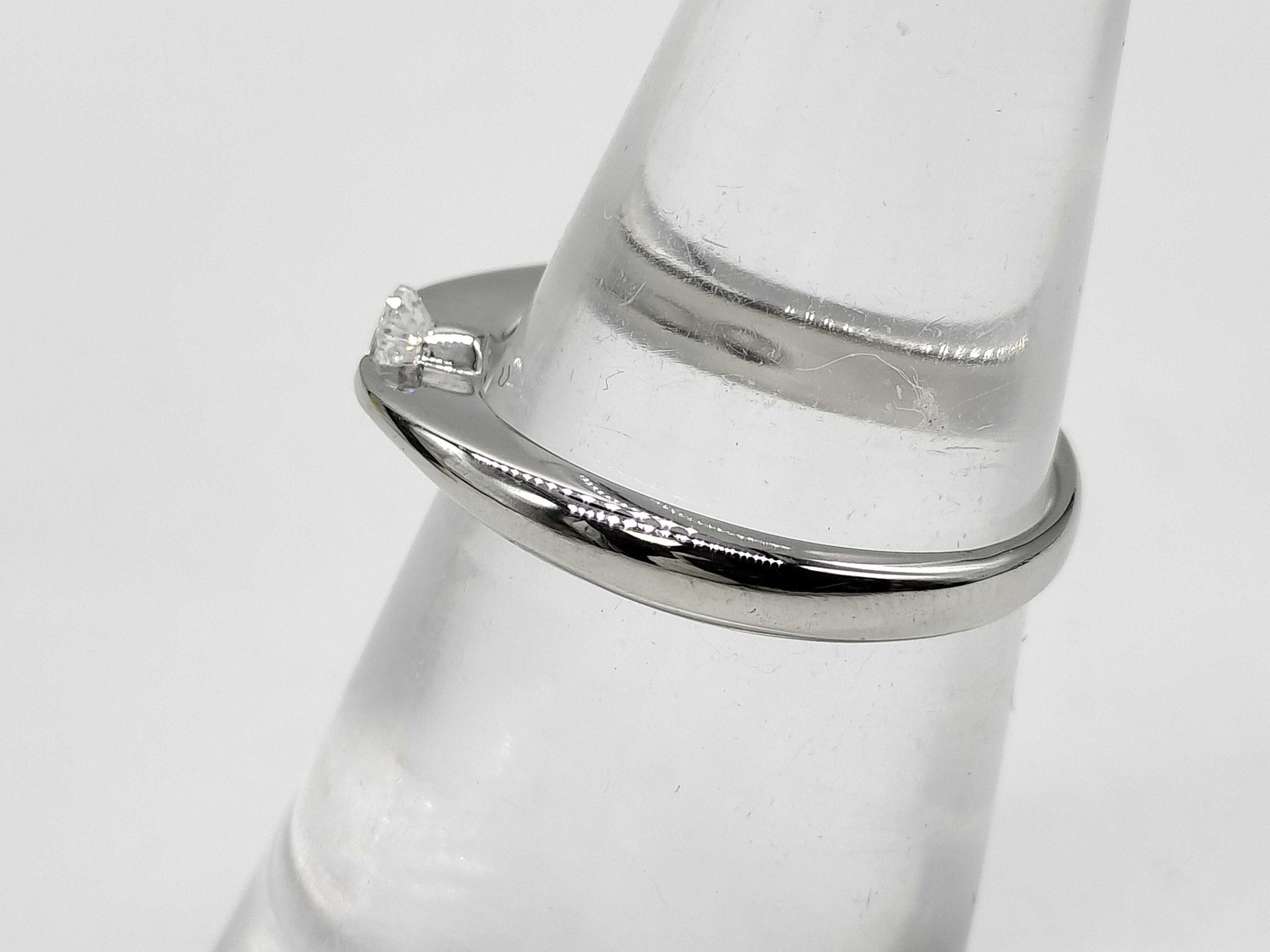 D0.208ct Pt900 3.6g Ring 