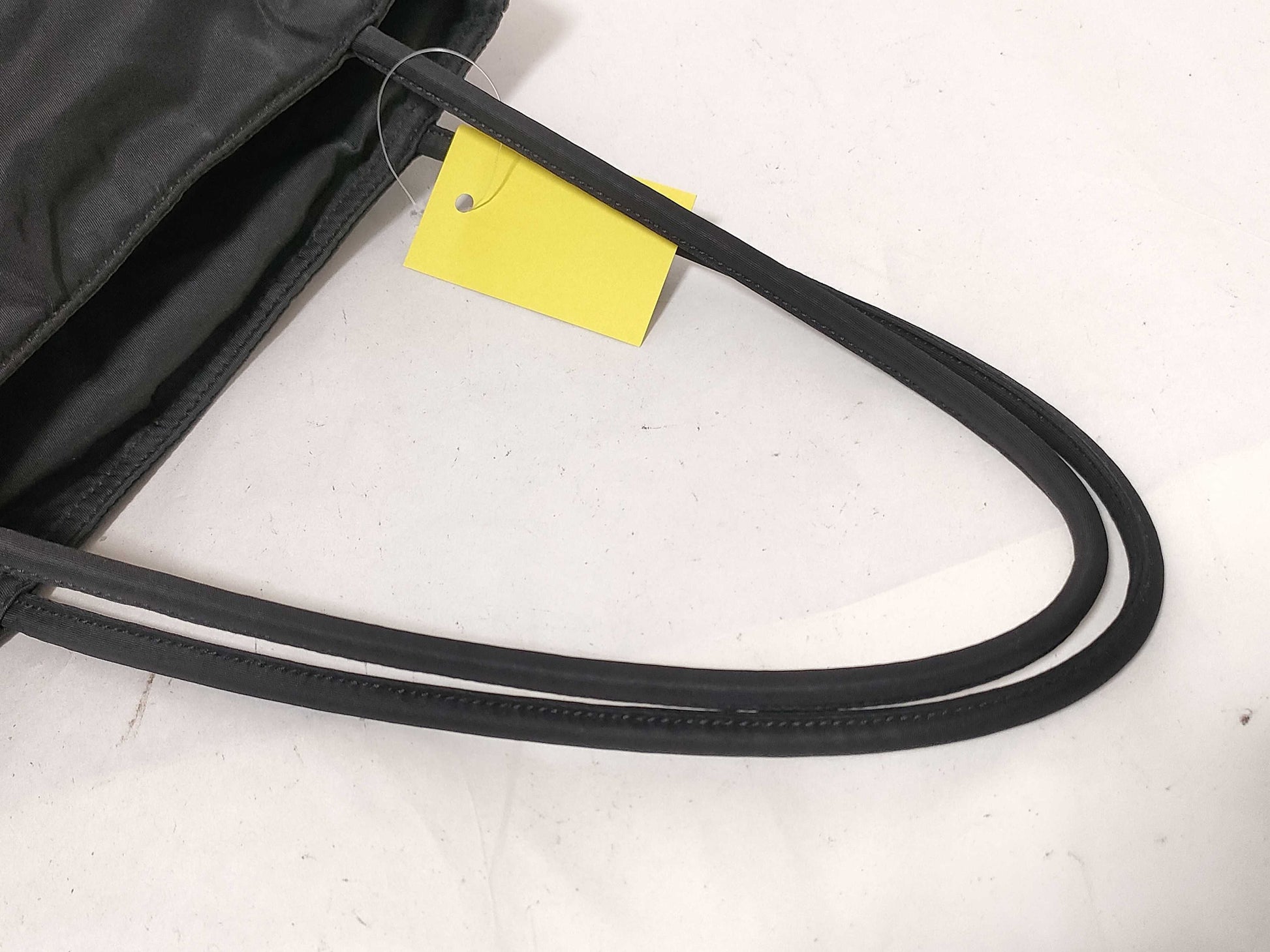 PRADA Nylon Triangle Logo Tote Bag