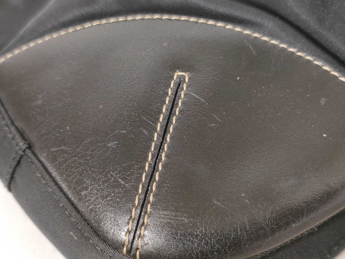 PRADA Nylon Triangle Logo Tote Bag
