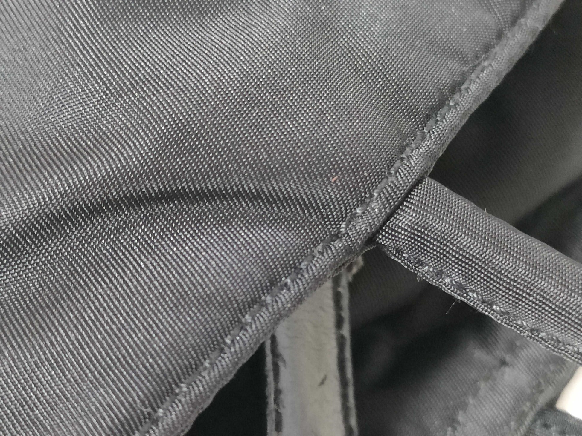 PRADA Nylon Triangle Logo Tote Bag