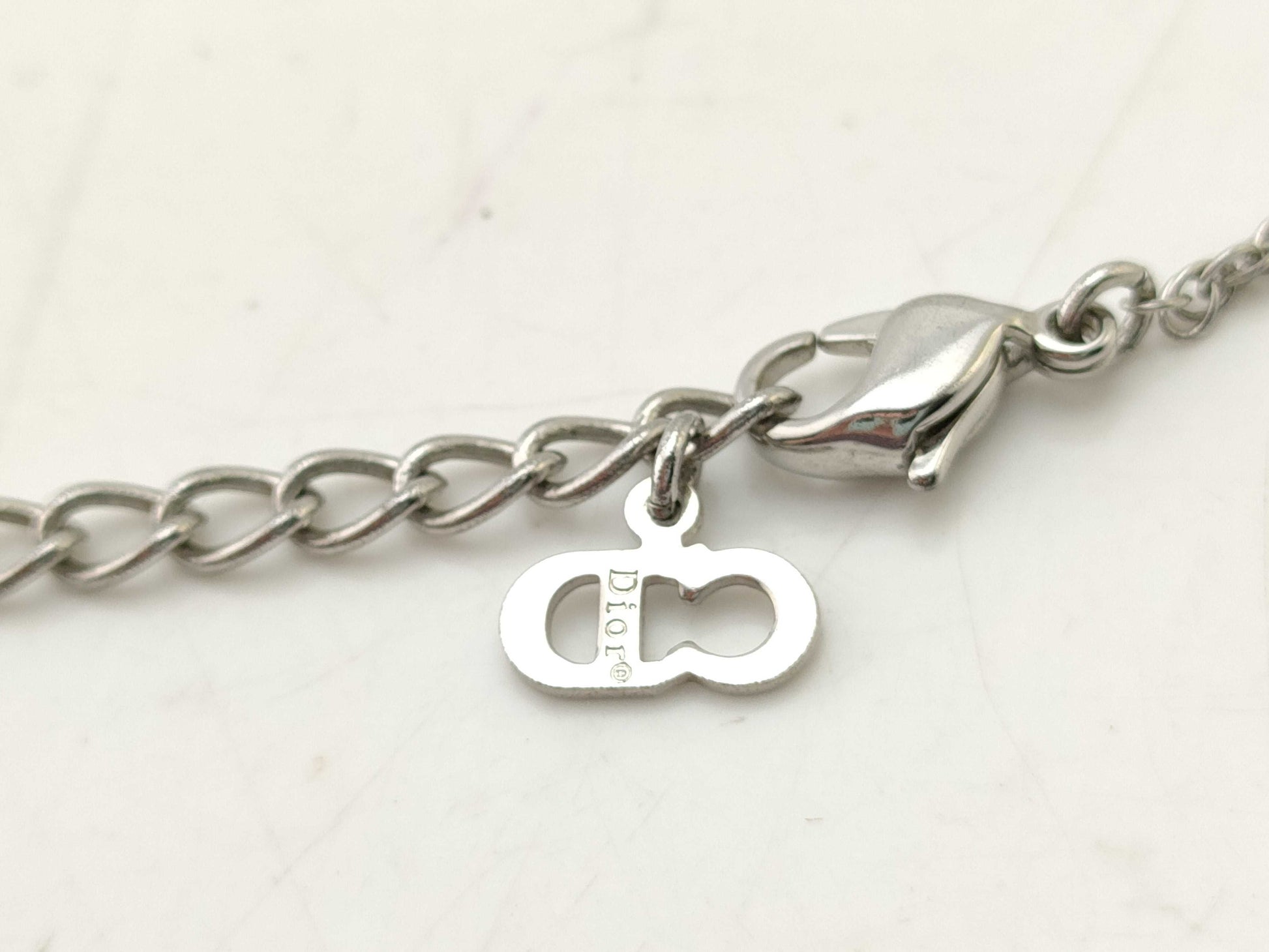 Dior Dior logo necklace