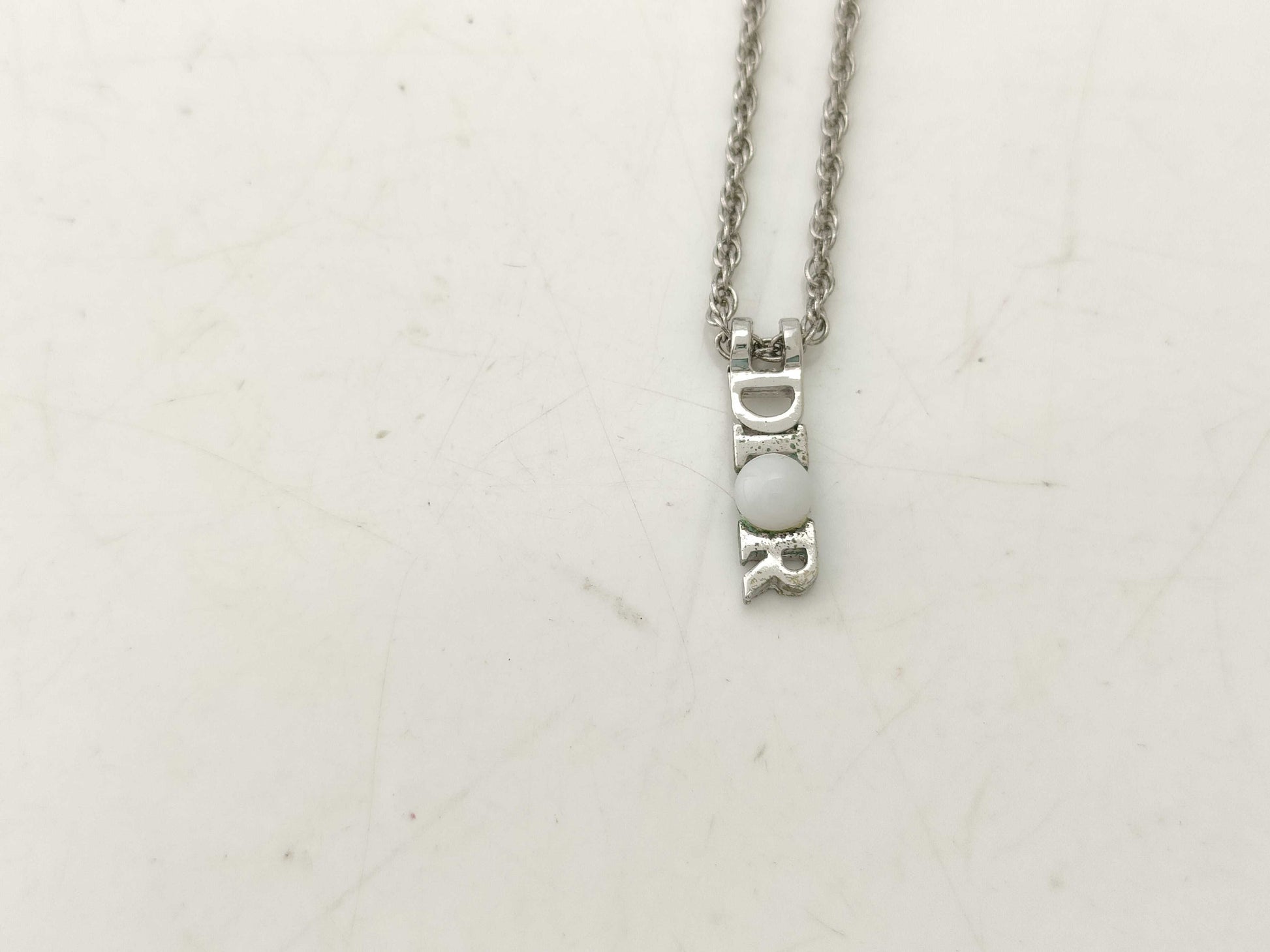 Dior Dior logo necklace