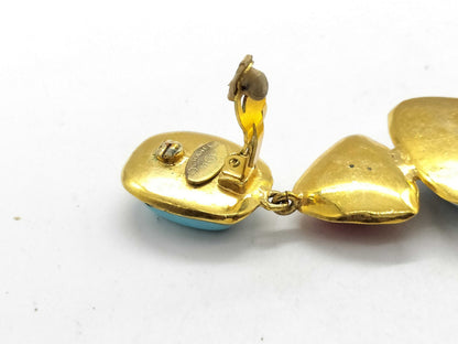 CHANEL 93P Brooch/Earrings Partially damaged Brooch