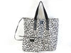 JIMMY CHOO Candice Nylon Leopard Print Tote Bag