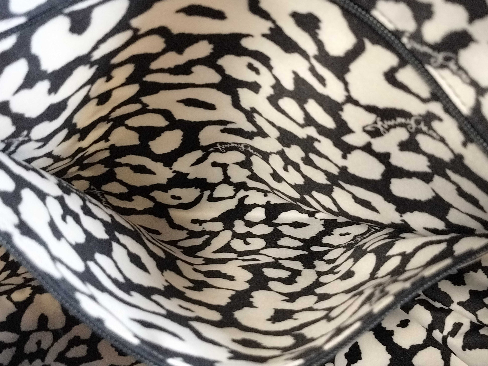 JIMMY CHOO Candice Nylon Leopard Print Tote Bag