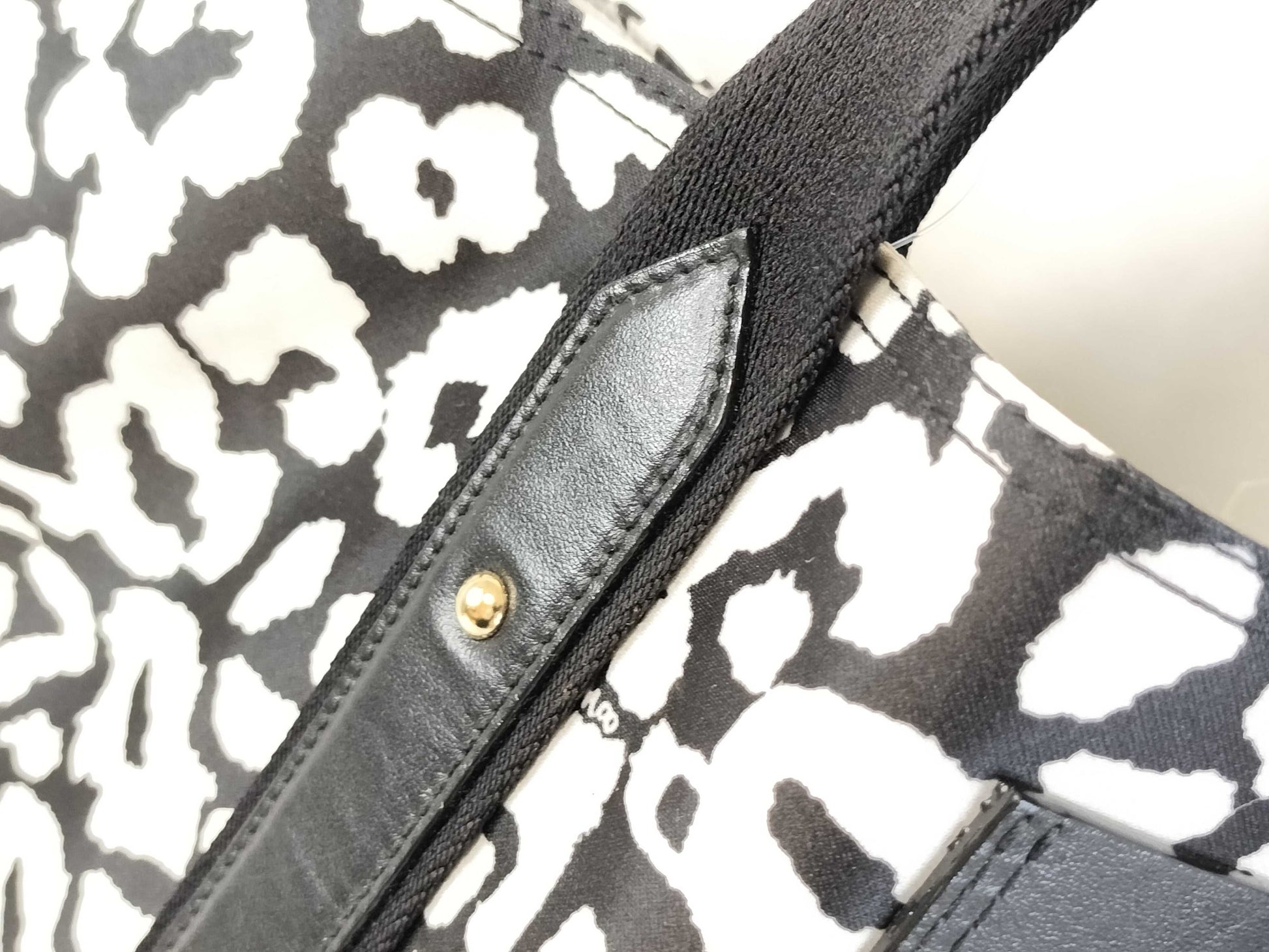 JIMMY CHOO Candice Nylon Leopard Print Tote Bag