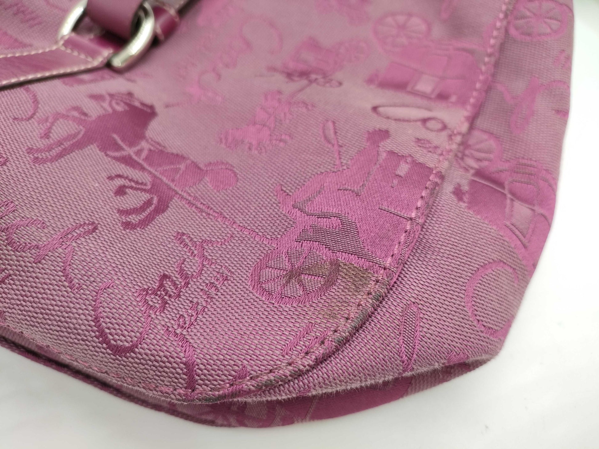 COACH 3-piece denim shoulder bag/FURLA leather tote shoulder bag