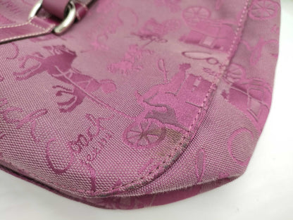 COACH 3-piece denim shoulder bag/FURLA leather tote shoulder bag