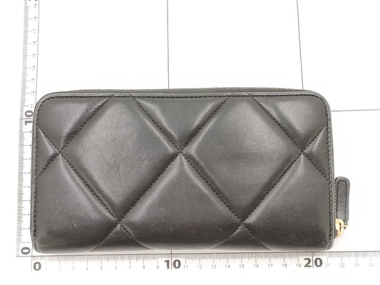 CHANEL Chanel 19 Round Zipper Long Wallet