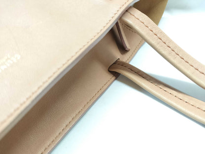 CELINE Cabas Horizontal/Leather Tote Bag/Bicolor Tote Bag
