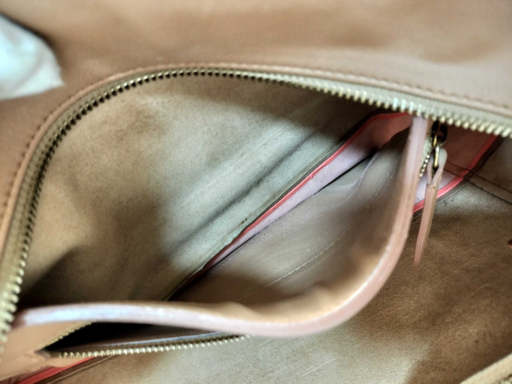 CELINE Cabas Horizontal/Leather Tote Bag/Bicolor Tote Bag