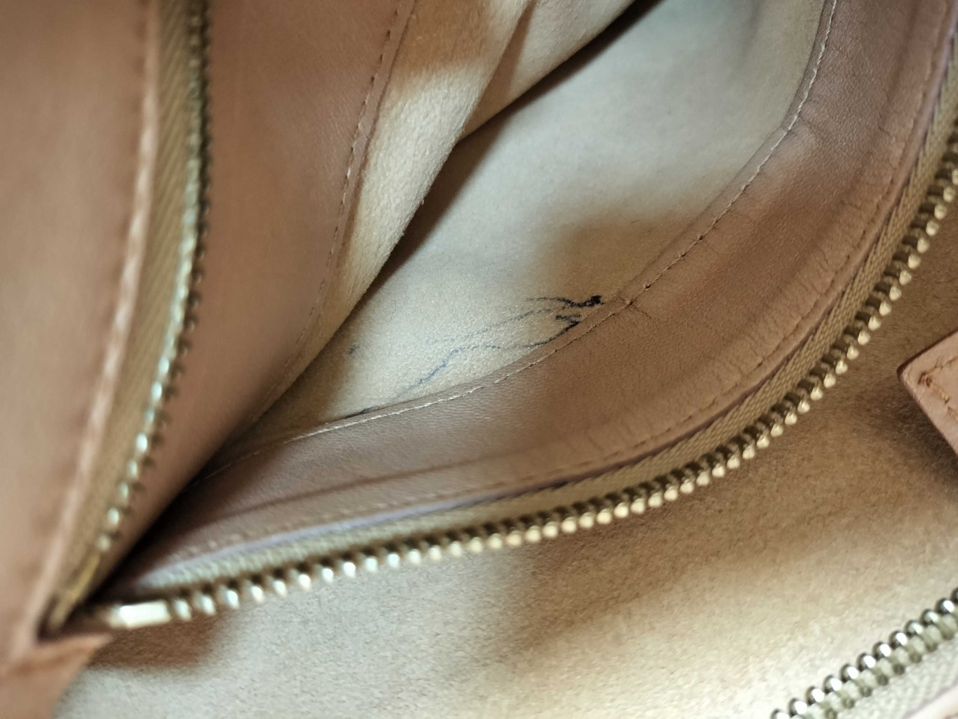 CELINE Cabas Horizontal/Leather Tote Bag/Bicolor Tote Bag