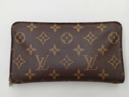 LOUIS VUITTON Monogram M61727 Porte Monne Zip Wallet