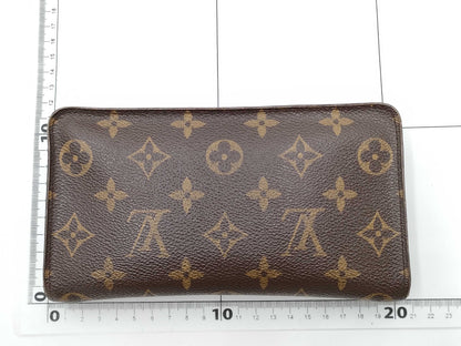 LOUIS VUITTON Monogram M61727 Porte Monne Zip Wallet