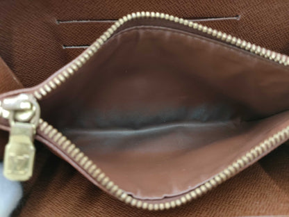 LOUIS VUITTON Monogram M61727 Porte Monne Zip Wallet