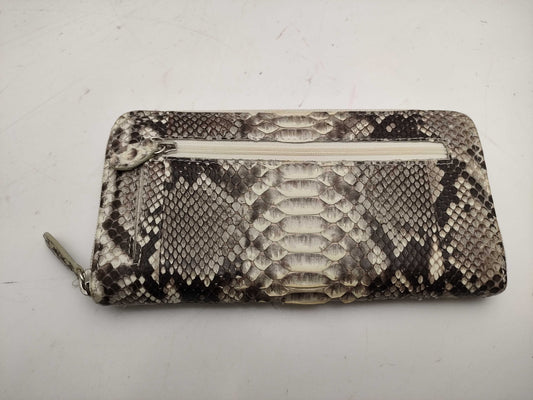 Exotic Leather Diamond Python Long Wallet