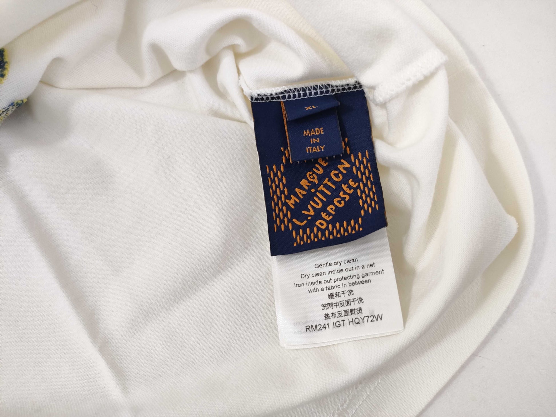LOUIS VUITTON Intarsia Graphic Cotton T-Shirt RM241 IGT HGY72W T-Shirt
