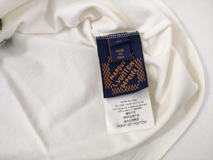 LOUIS VUITTON Intarsia Graphic Cotton T-Shirt RM241 IGT HGY72W T-Shirt