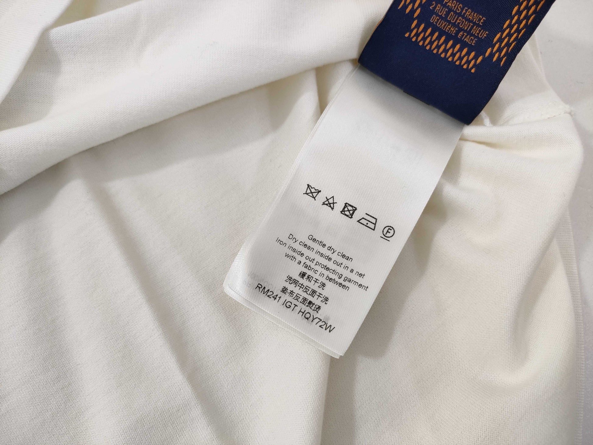 LOUIS VUITTON Intarsia Graphic Cotton T-Shirt RM241 IGT HGY72W T-Shirt