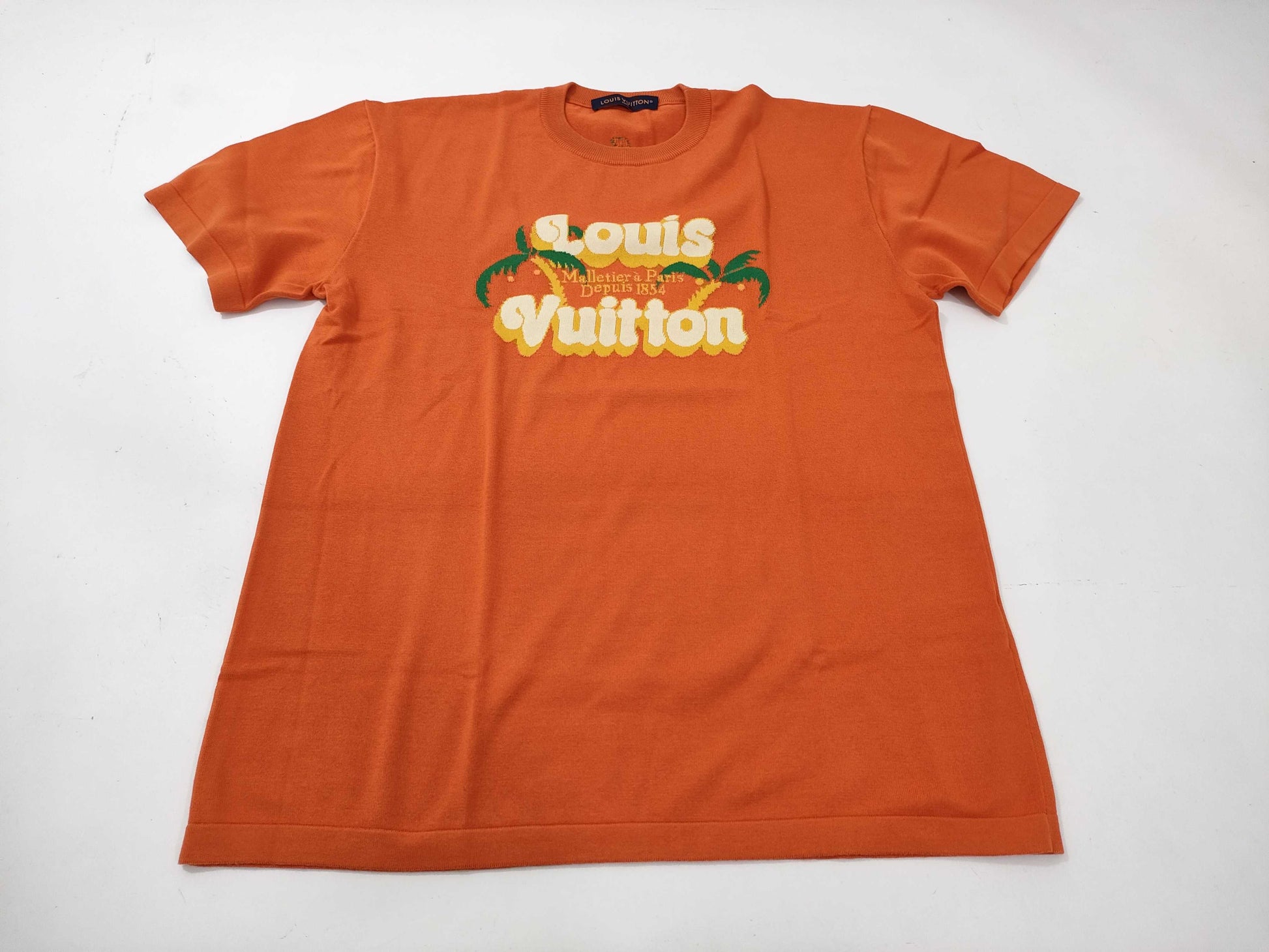 LOUIS VUITTON 24AW/LV Palm Tree Intarsia Short Sleeve 1AFQQY T-Shirt