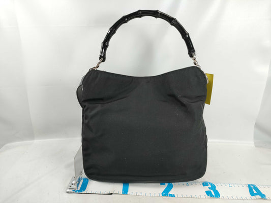GUCCI Bamboo 2WAY Canvas 001 1638 Handbag