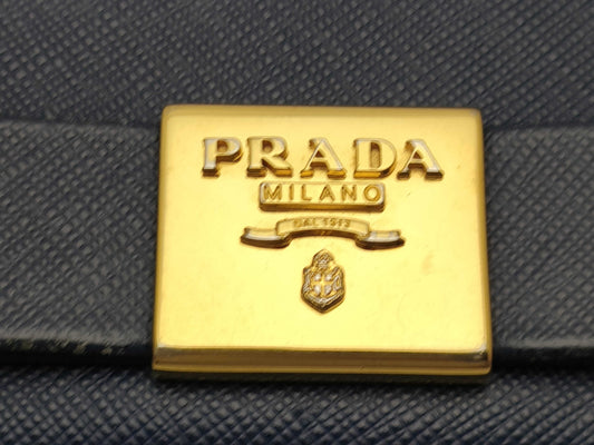 PRADA Saffiano Ribbon Long Wallet