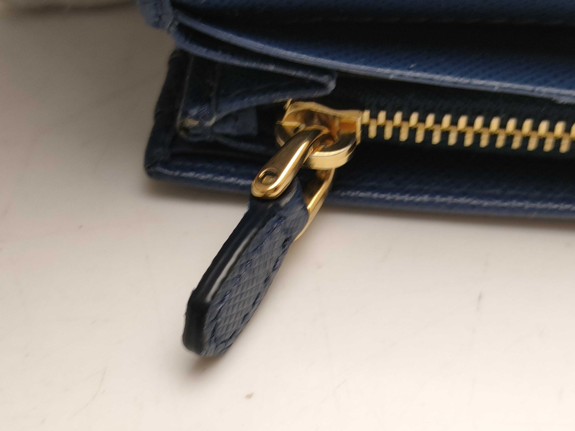 PRADA Saffiano Ribbon Long Wallet