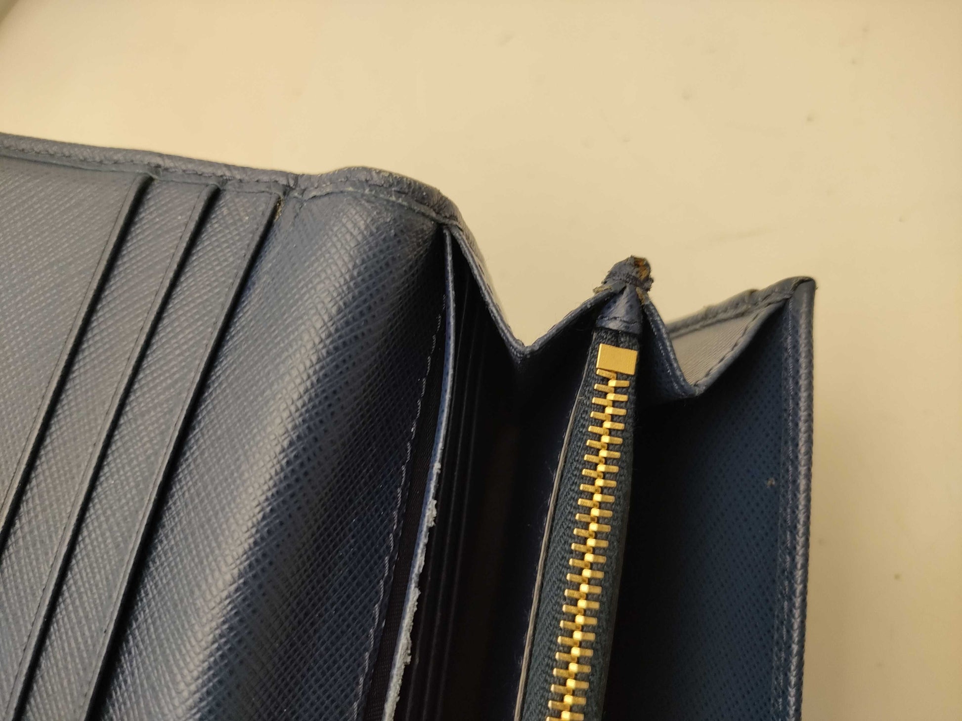 PRADA Saffiano Ribbon Long Wallet