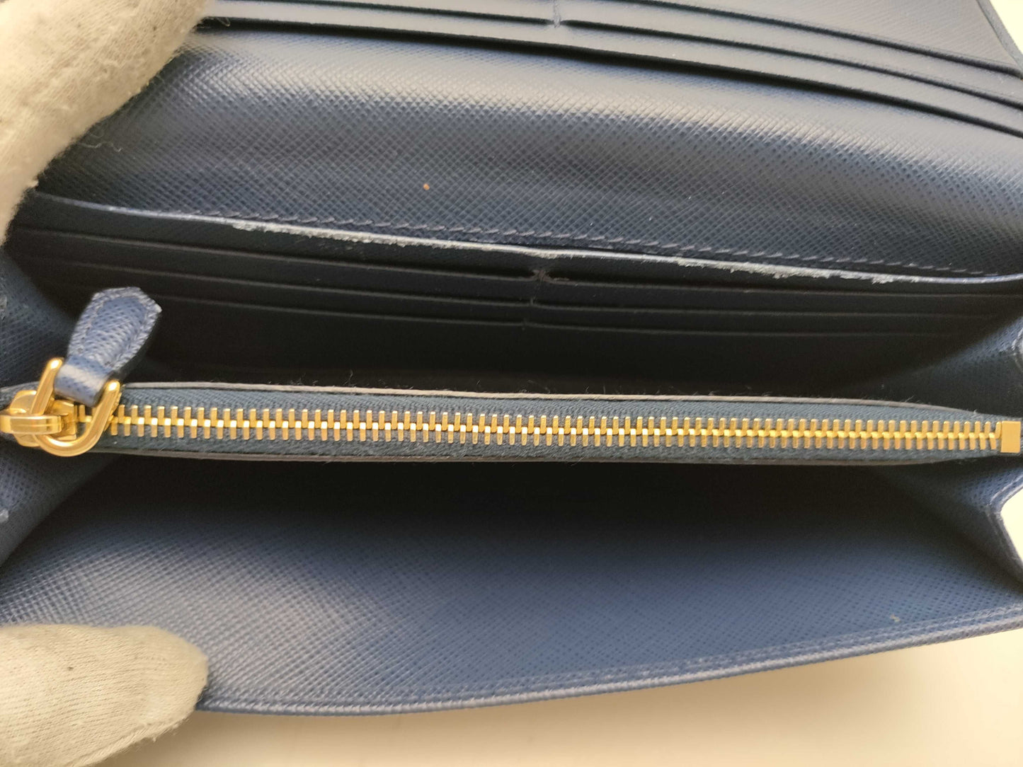 PRADA Saffiano Ribbon Long Wallet