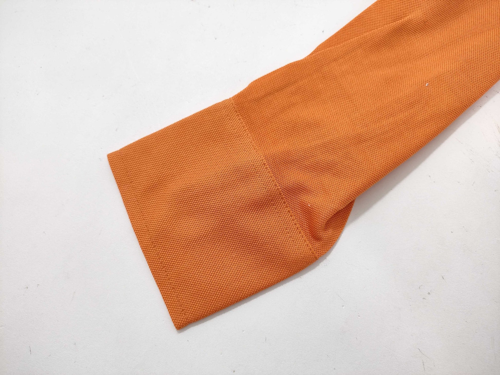 HERMES polo shirt orange tops