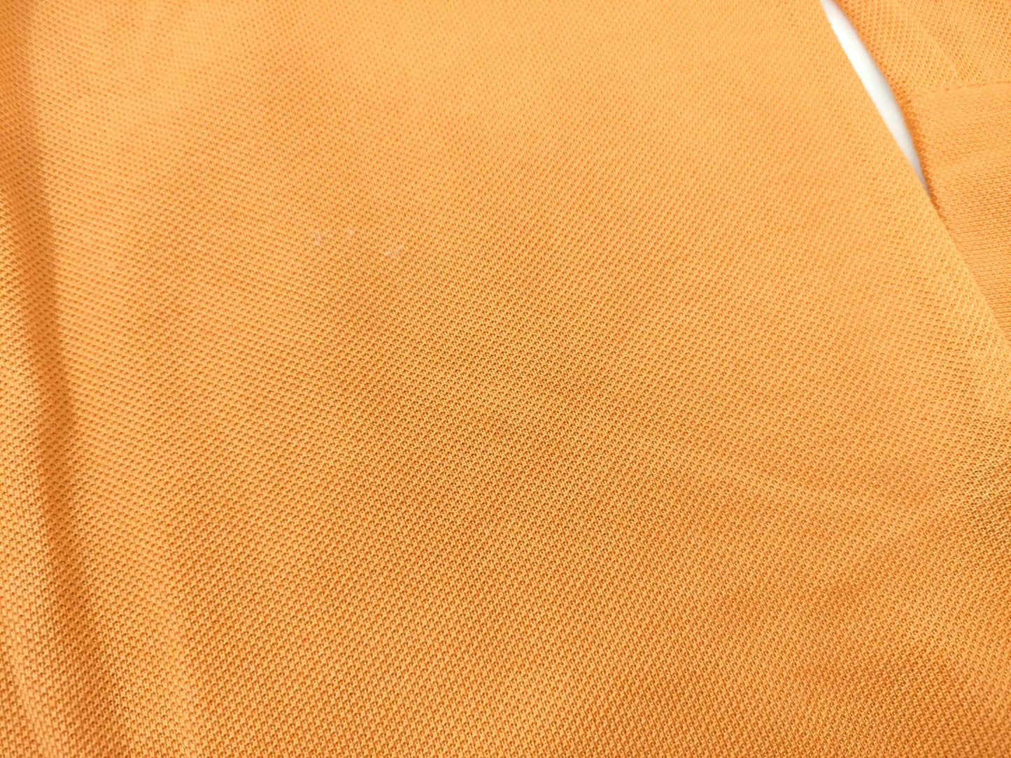 HERMES polo shirt orange tops