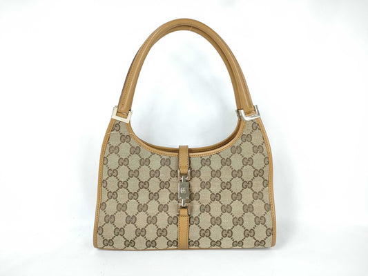 GUCCI GG Canvas Handbag 002, 1068, 2404 Beige Handbag