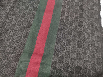 GUCCI GG GG pattern scarf