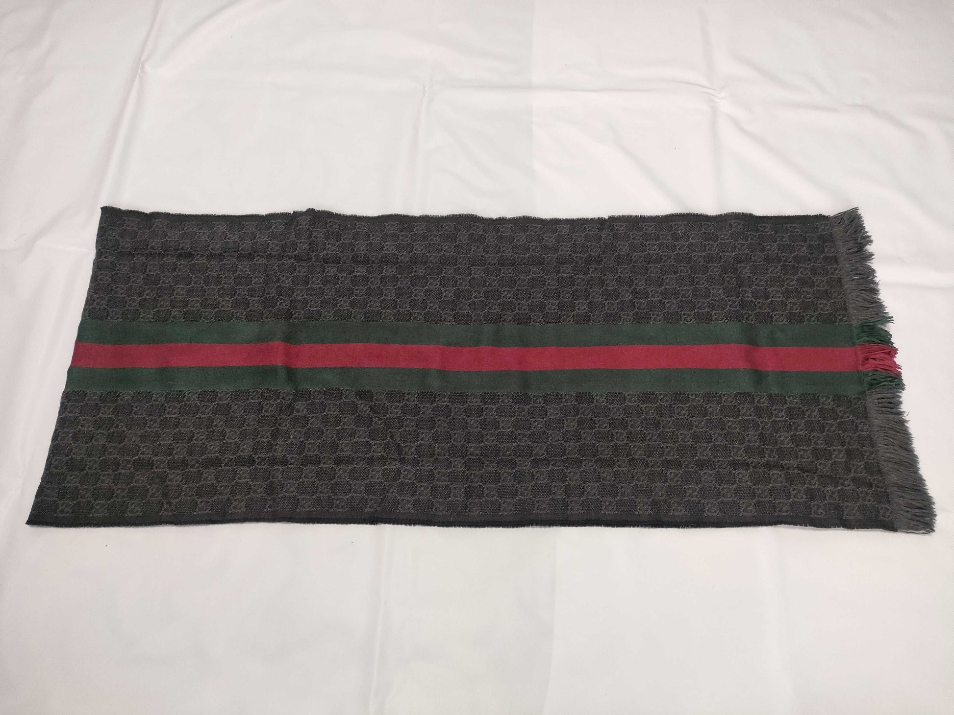 GUCCI GG GG pattern scarf