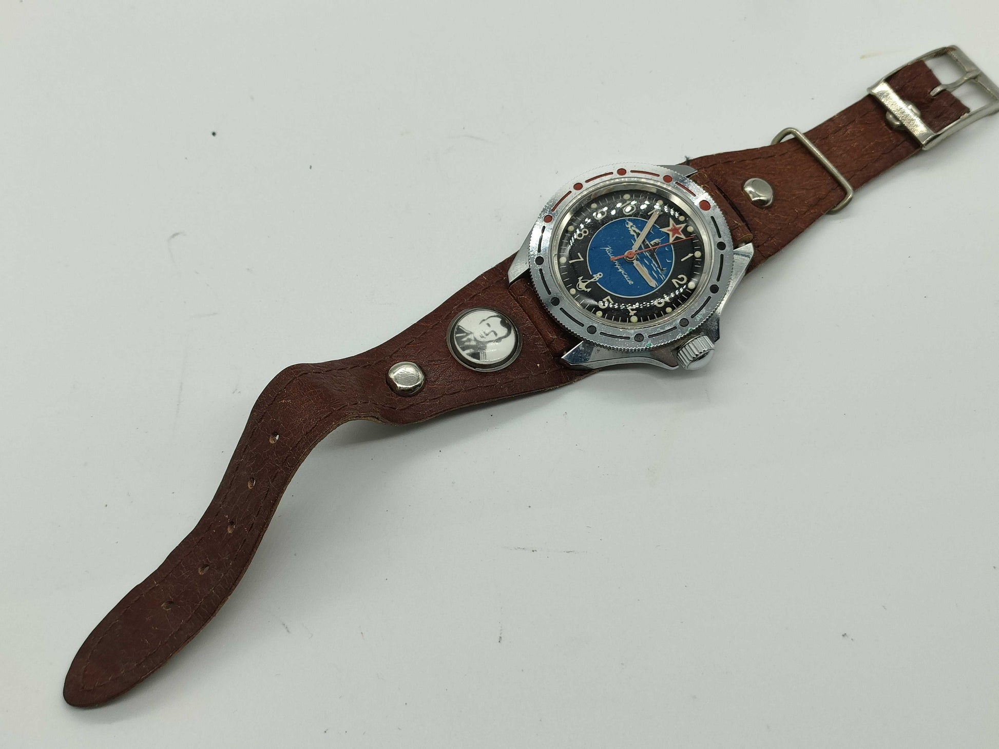 Vostok Komandarsky Vintage Strap Men's Watch